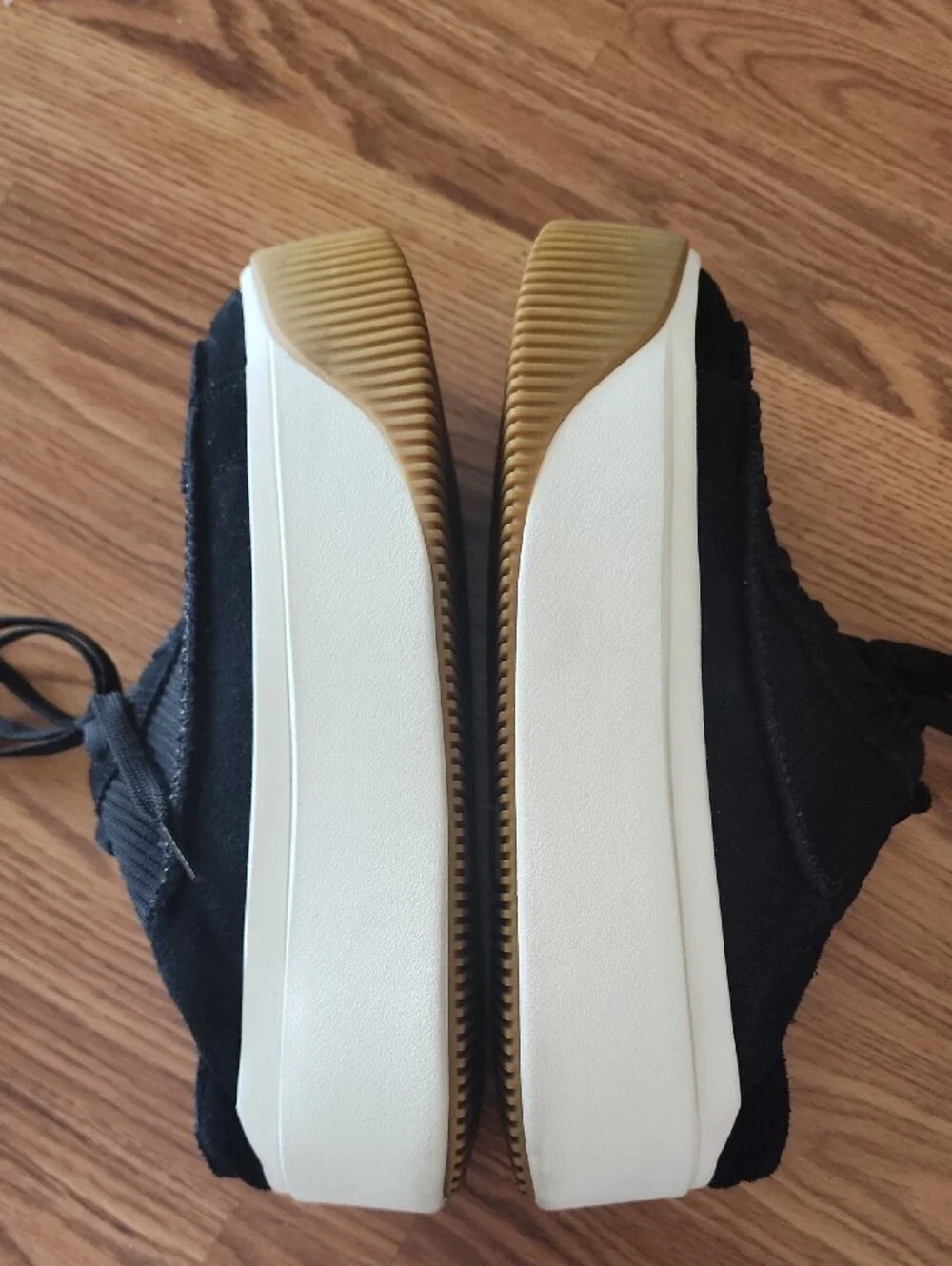 Ugg Platform Suede Mule Sneakers With Gum Shoe Soles